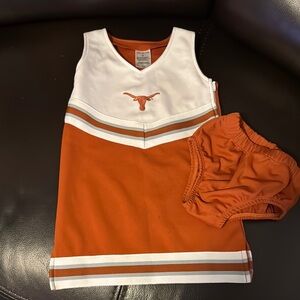 Kids Orange and White Sleeveless Top